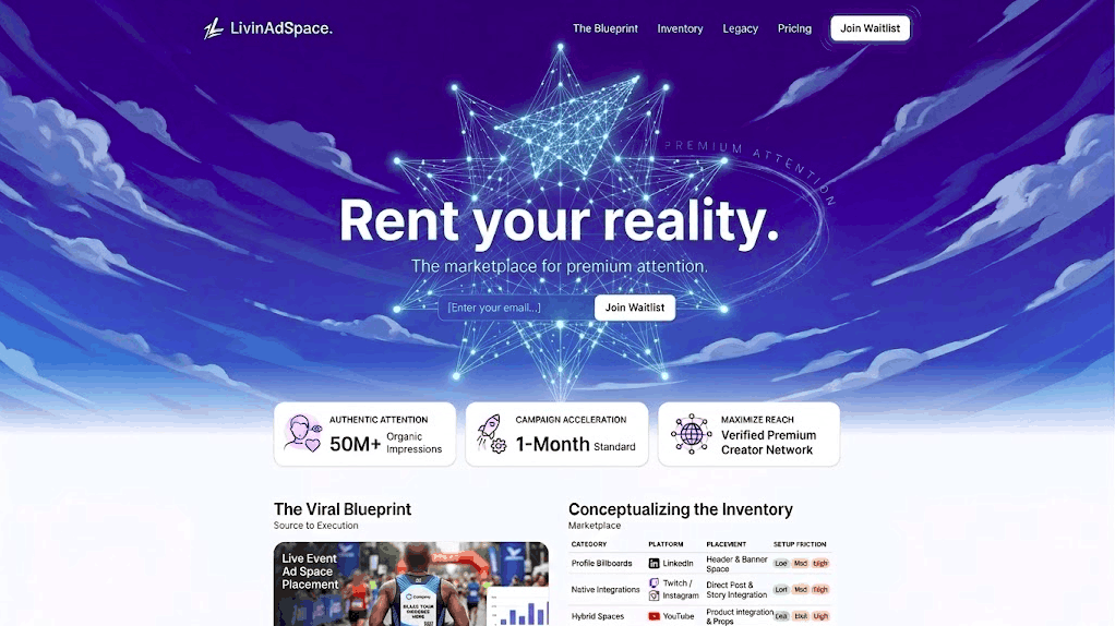 Living Ad Space Platform Preview